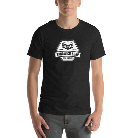 Sandwich shop Unisex t-shirt