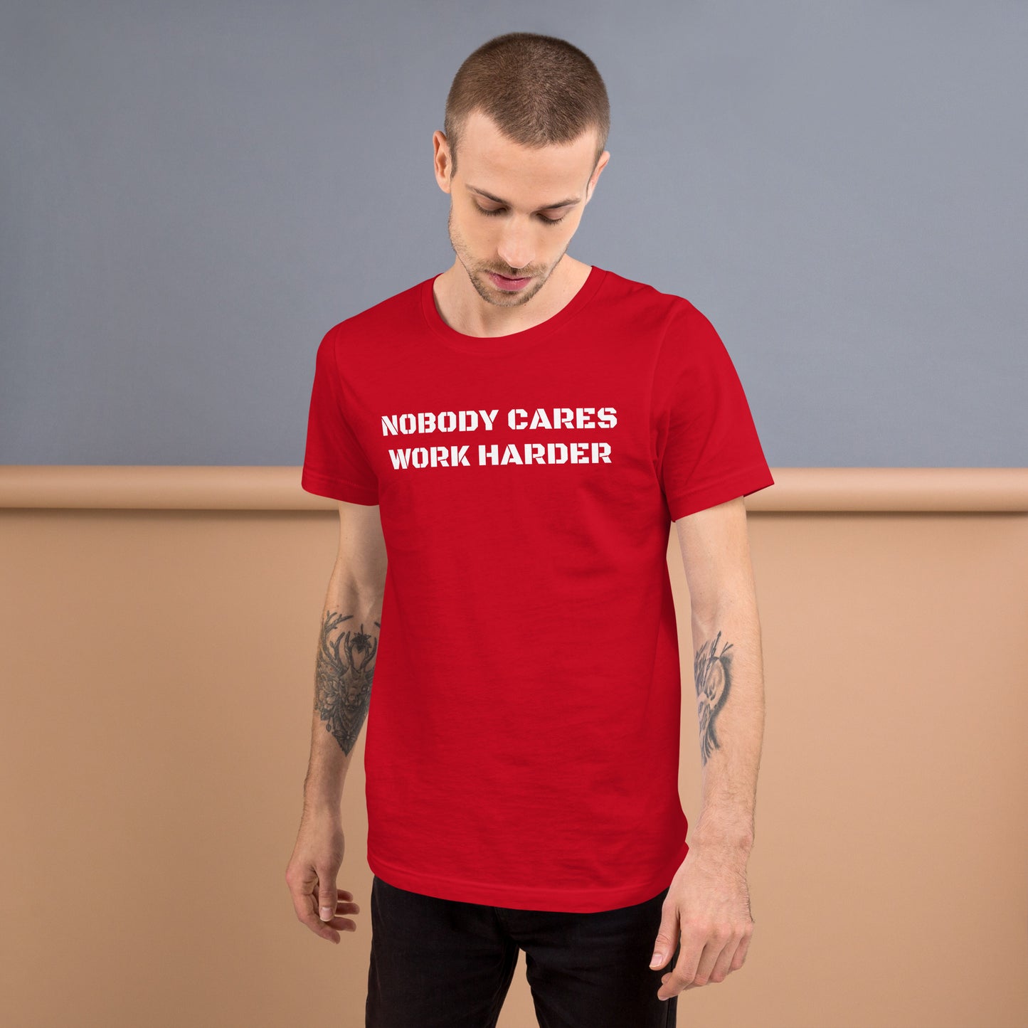 Work Harder Unisex t-shirt