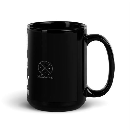 Cincy Juncta Juvant - Black Glossy Mug