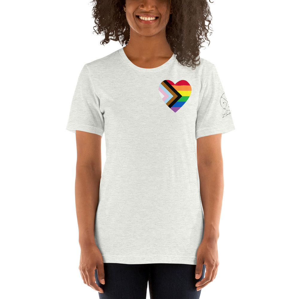 PRIDE Heart Unisex T-Shirt