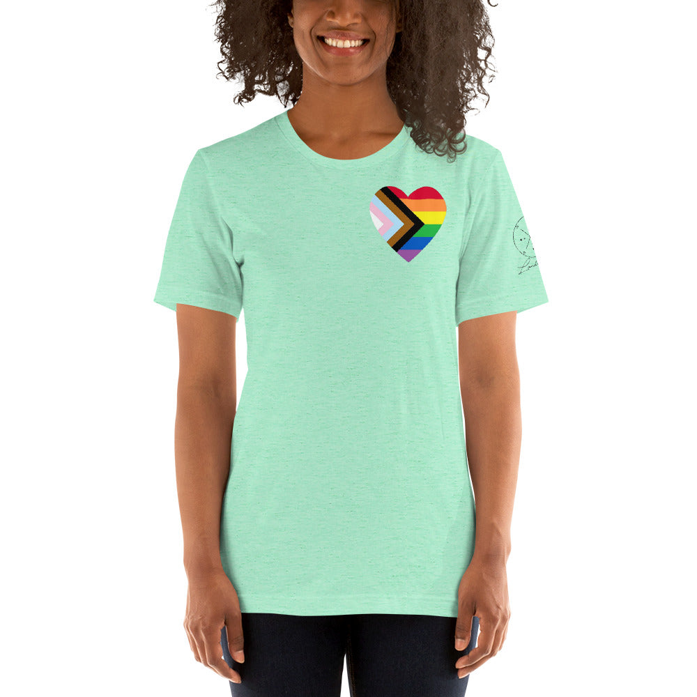 PRIDE Heart Unisex T-Shirt