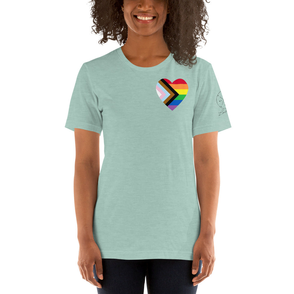 PRIDE Heart Unisex T-Shirt