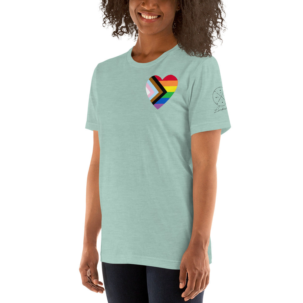 PRIDE Heart Unisex T-Shirt