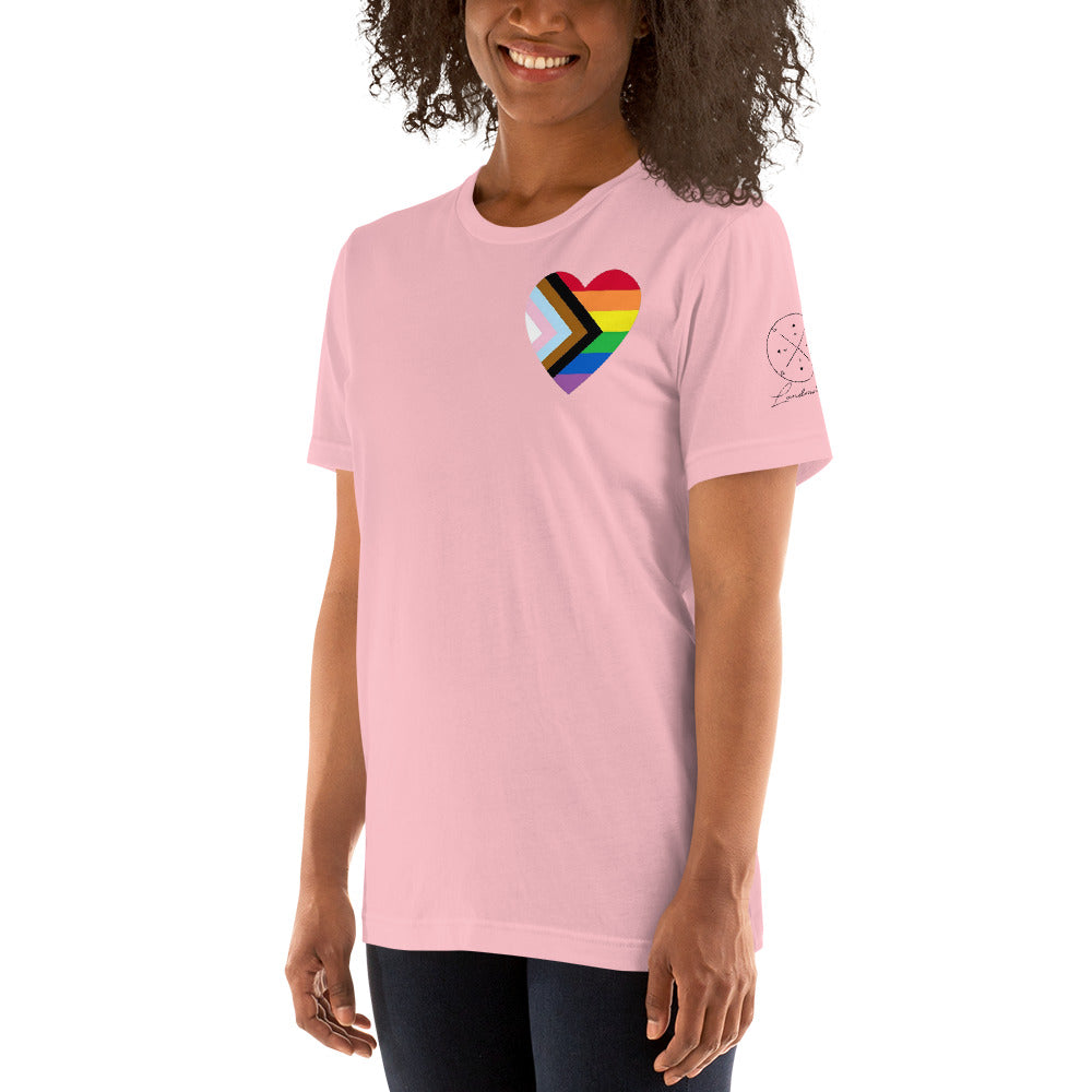 PRIDE Heart Unisex T-Shirt