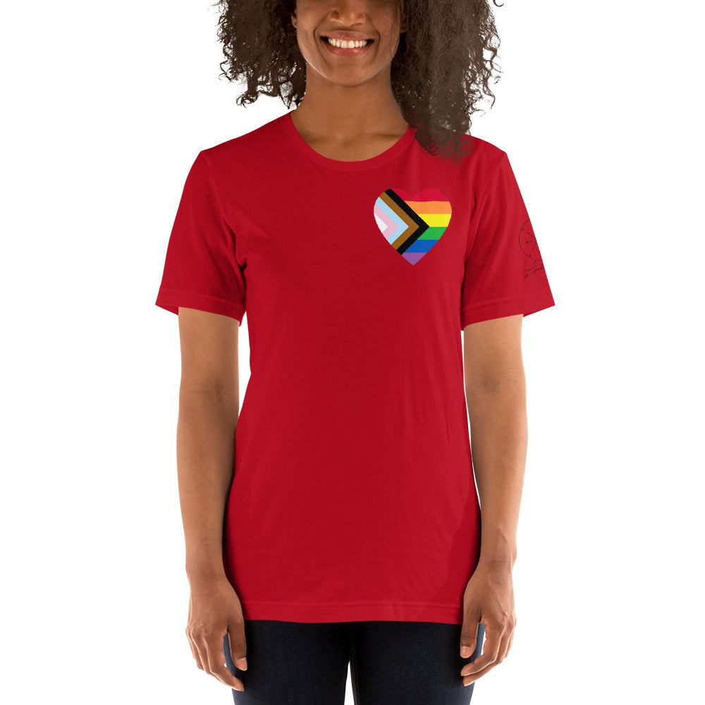 PRIDE Heart Unisex T-Shirt