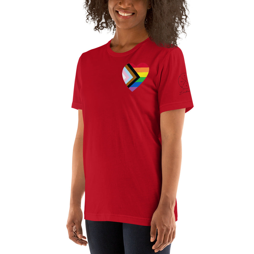 PRIDE Heart Unisex T-Shirt