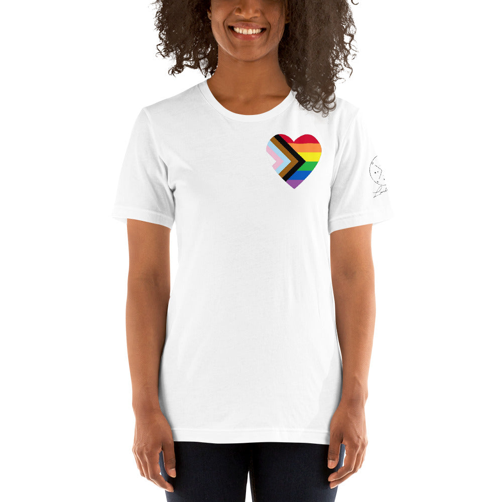 PRIDE Heart Unisex T-Shirt